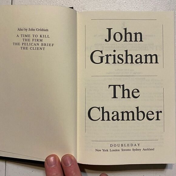EUC “The Chamber” Bu John Grisham Hardback Book - Picture 7 of 8